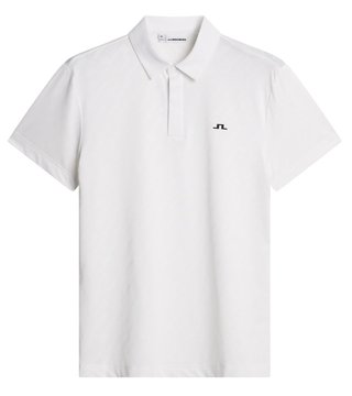 J.Lindeberg Wilhelm polo da uomo, bianco