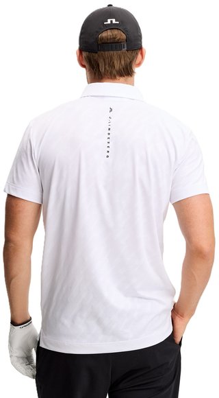 J.Lindeberg Wilhelm polo da uomo, bianco
