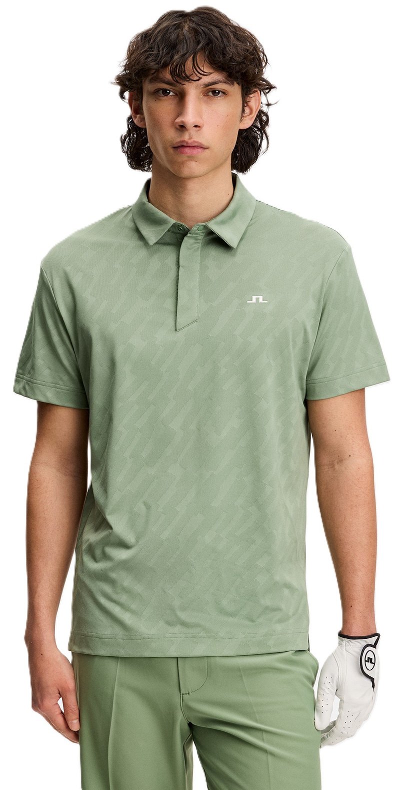 J.Lindeberg Wilhelm polo uomo, hedge green