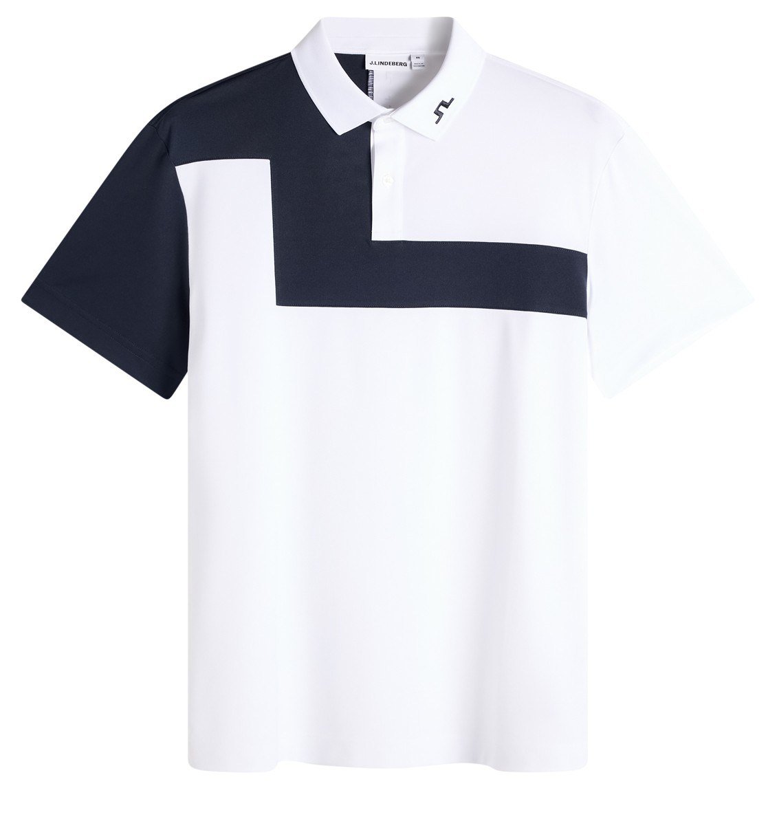 J.Lindeberg Rody polo da uomo, bianco
