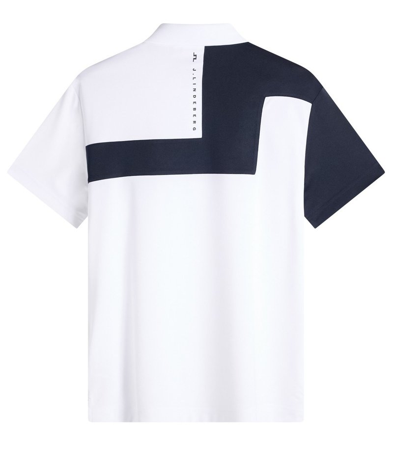 J.Lindeberg Rody polo da uomo, bianco