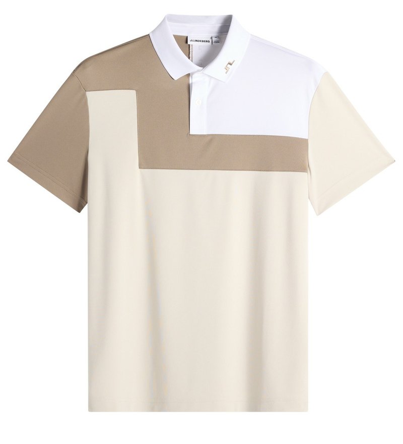 J.Lindeberg Rody polo da uomo, moonbeam
