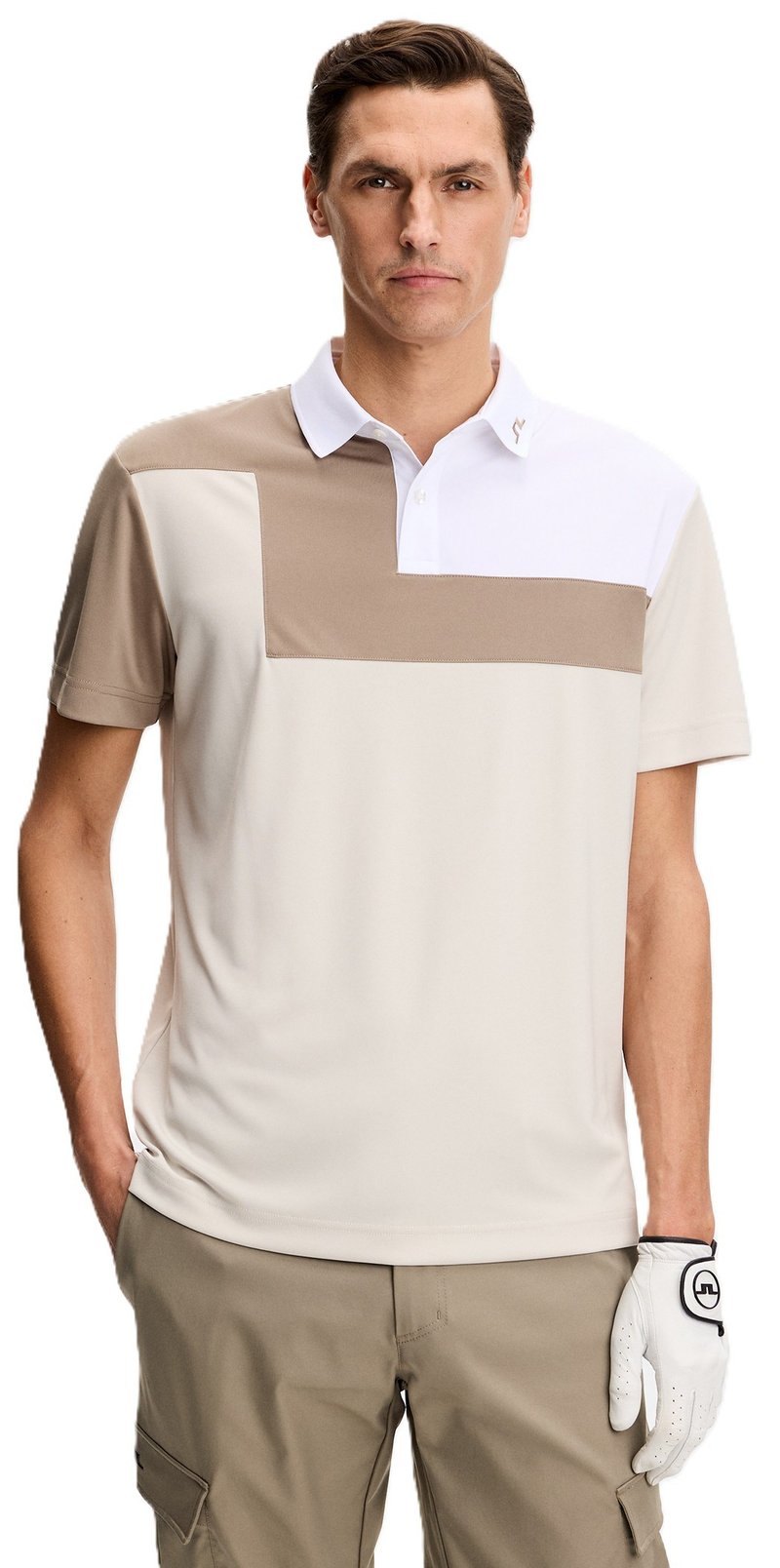 J.Lindeberg Rody polo da uomo, moonbeam