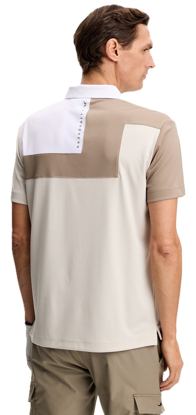 J.Lindeberg Rody polo da uomo, moonbeam