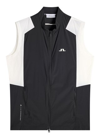 J.Lindeberg Jacs Zip gilet uomo, nero