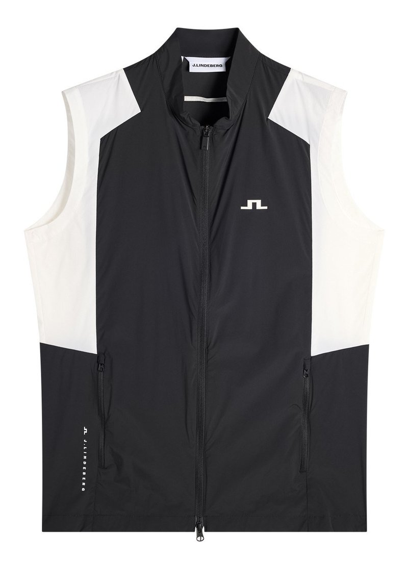 J.Lindeberg Jacs Zip gilet uomo, nero