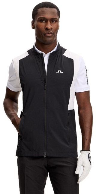J.Lindeberg Jacs Zip gilet uomo, nero