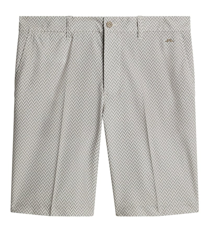 J.Lindeberg Eloy Print pantaloncini da uomo, bridge stack brindle