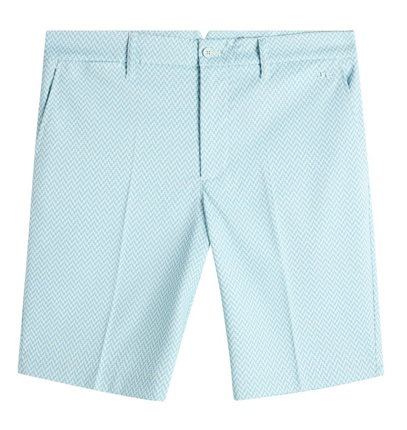 J.Lindeberg Eloy Print pantaloncini da uomo, bridge stack skylight