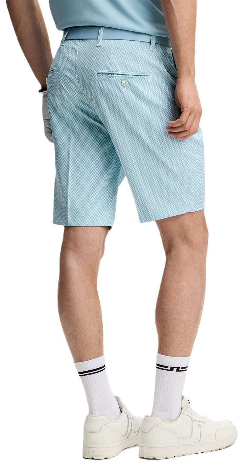J.Lindeberg Eloy Print pantaloncini da uomo, bridge stack skylight