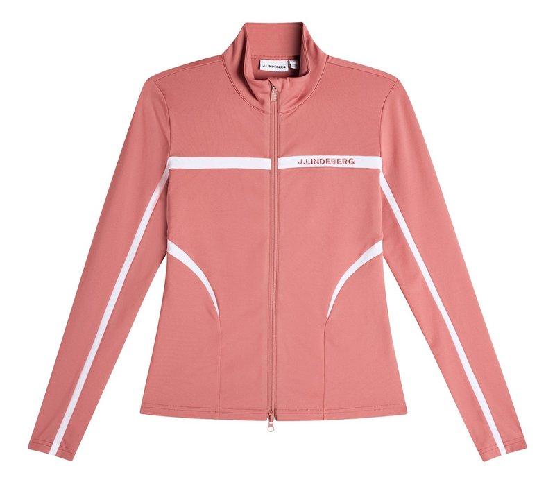 J.Lindeberg Janice Mid Layer felpa donna, withered rose
