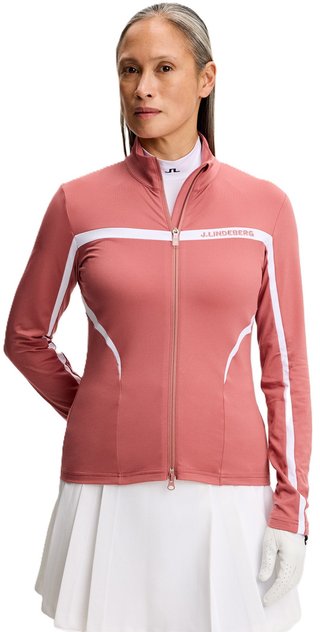 J.Lindeberg Janice Mid Layer felpa donna, withered rose