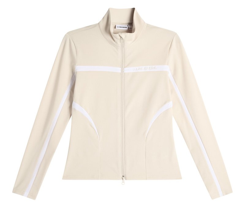 J.Lindeberg Janice Mid Layer felpa donna, moonbeam