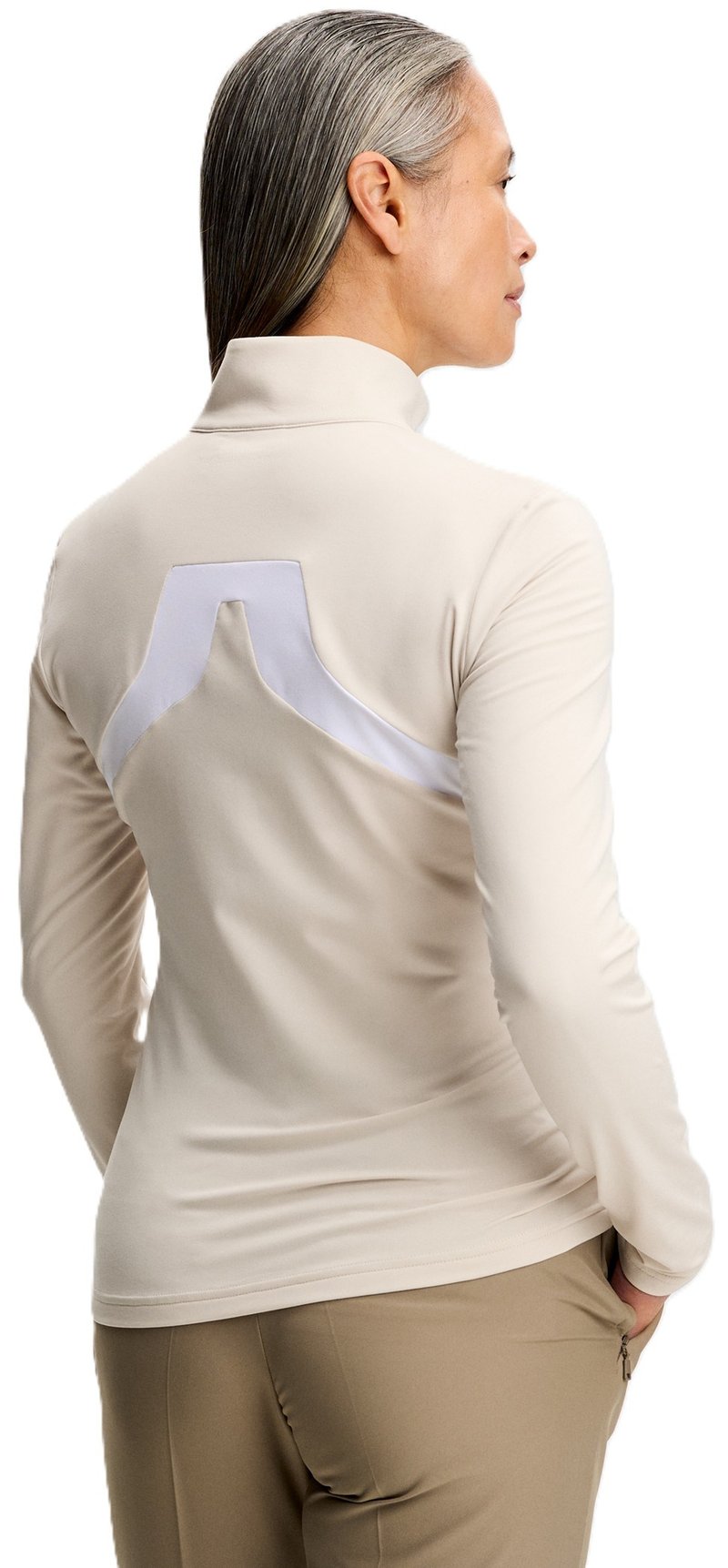 J.Lindeberg Janice Mid Layer felpa donna, moonbeam