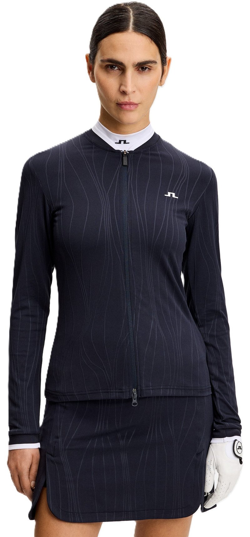 J.Lindeberg Susanna Mid Layer felpa donna, JL Navy