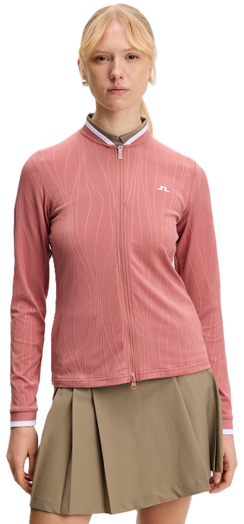 J.Lindeberg Susanna Mid Layer felpa donna, withered rose