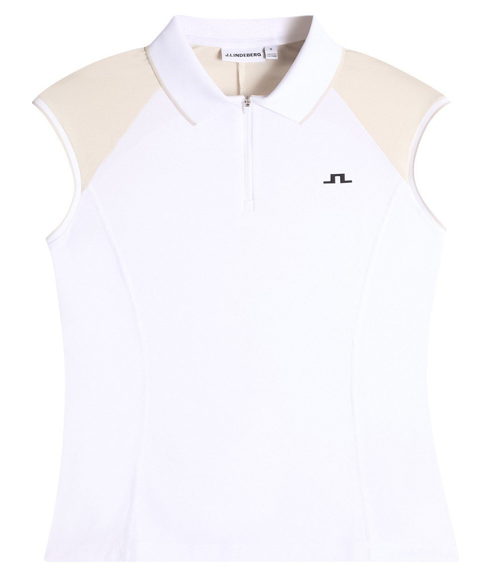 J.Lindeberg Lei polo da donna, bianco