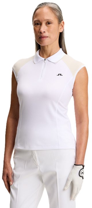 J.Lindeberg Lei polo da donna, bianco