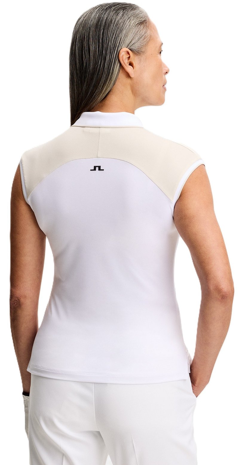 J.Lindeberg Lei polo da donna, bianco