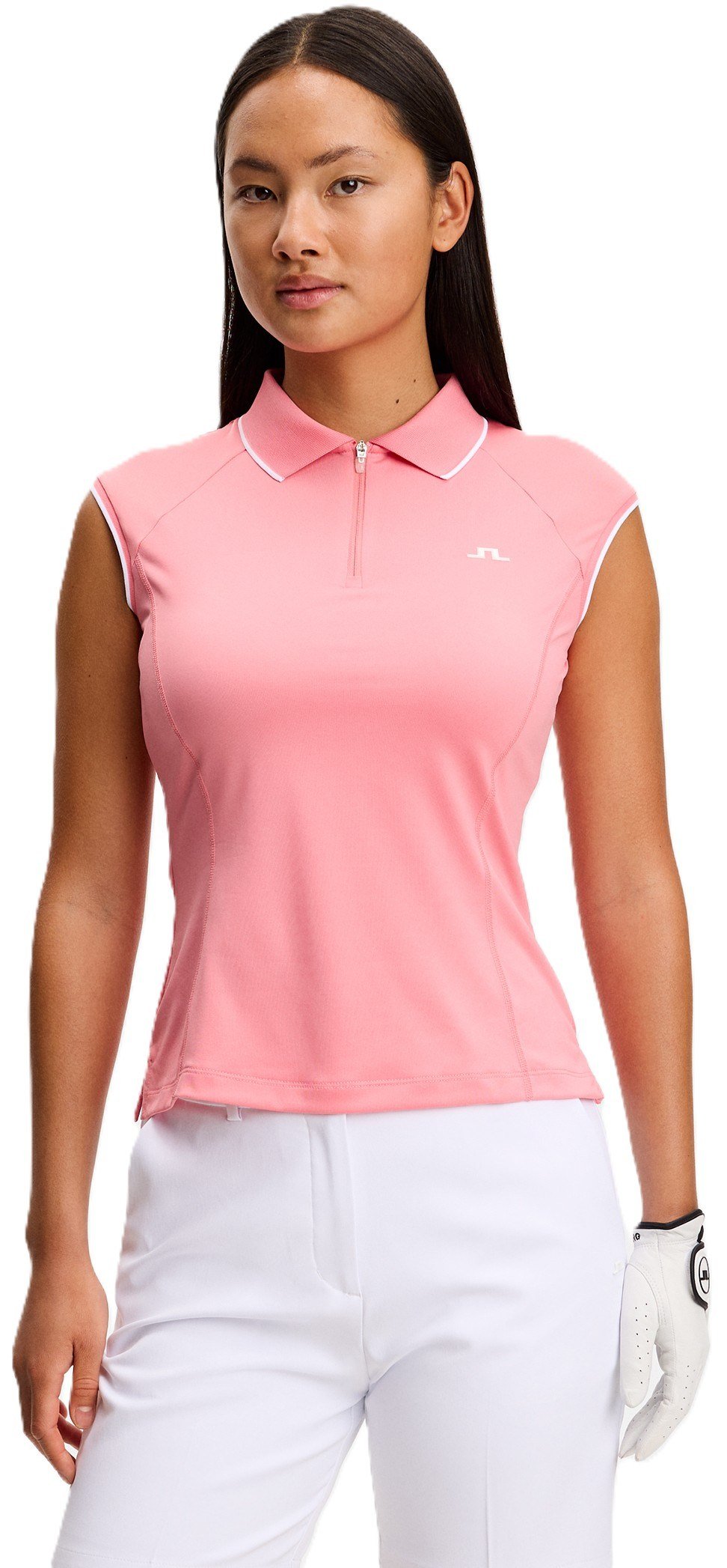 J.Lindeberg Lei polo da donna, flamingo plume