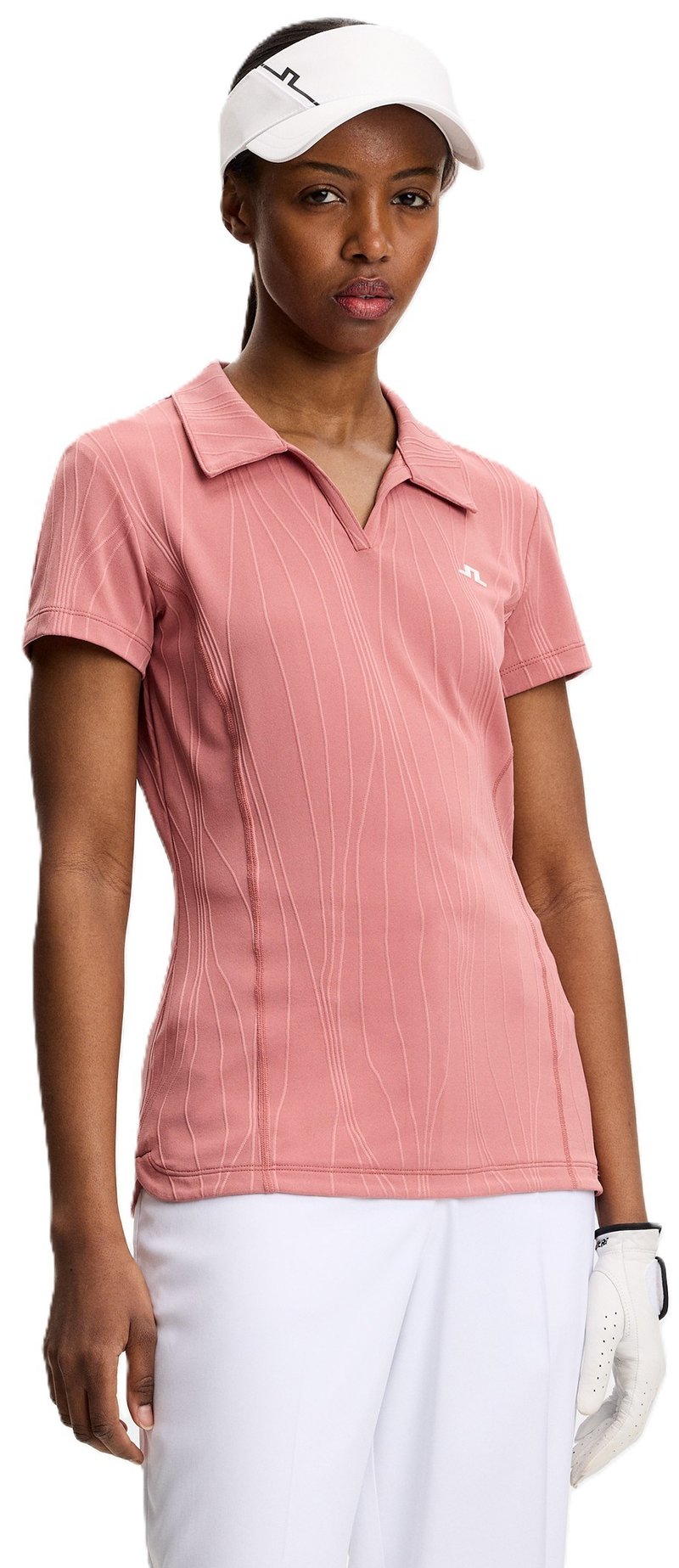 J.Lindeberg Marlie polo da donna, withered rose
