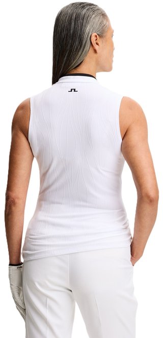 J.Lindeberg Mila Sleeveless top da donna, bianco
