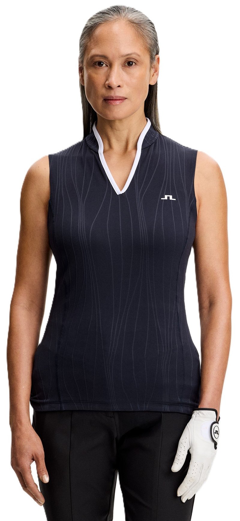 J.Lindeberg Mila Sleeveless top da donna, JL Navy
