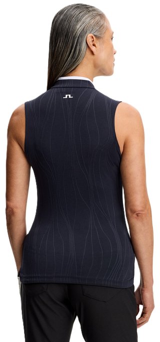 J.Lindeberg Mila Sleeveless top da donna, JL Navy