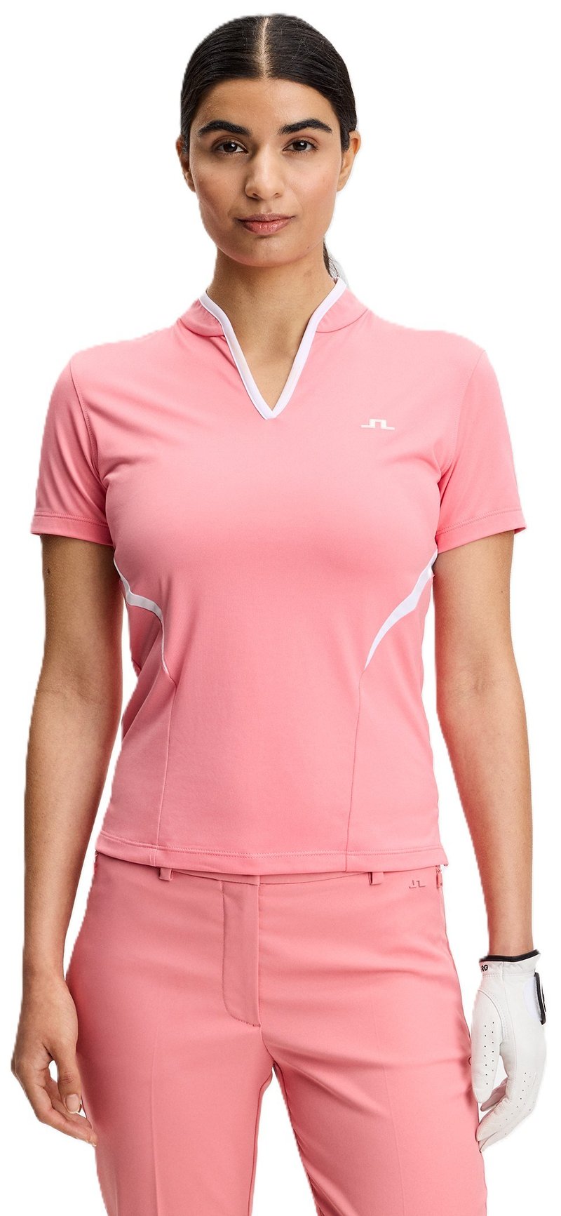 J.Lindeberg Katie top da donna, flamingo plume