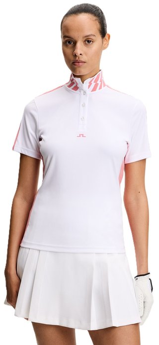 J.Lindeberg Pip polo donna, bianco