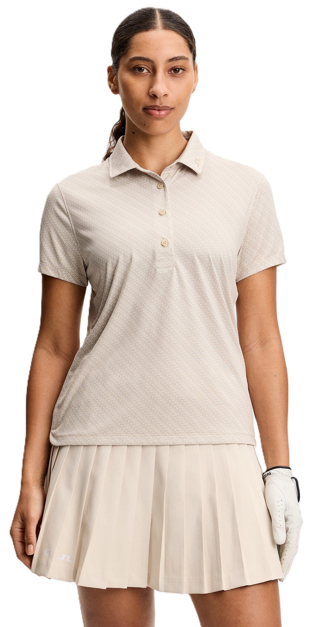 J.Lindeberg Caitlyn polo donna, flight bridge moonbeam