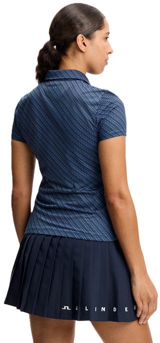 J.Lindeberg Caitlyn polo da donna, flight bridge navy