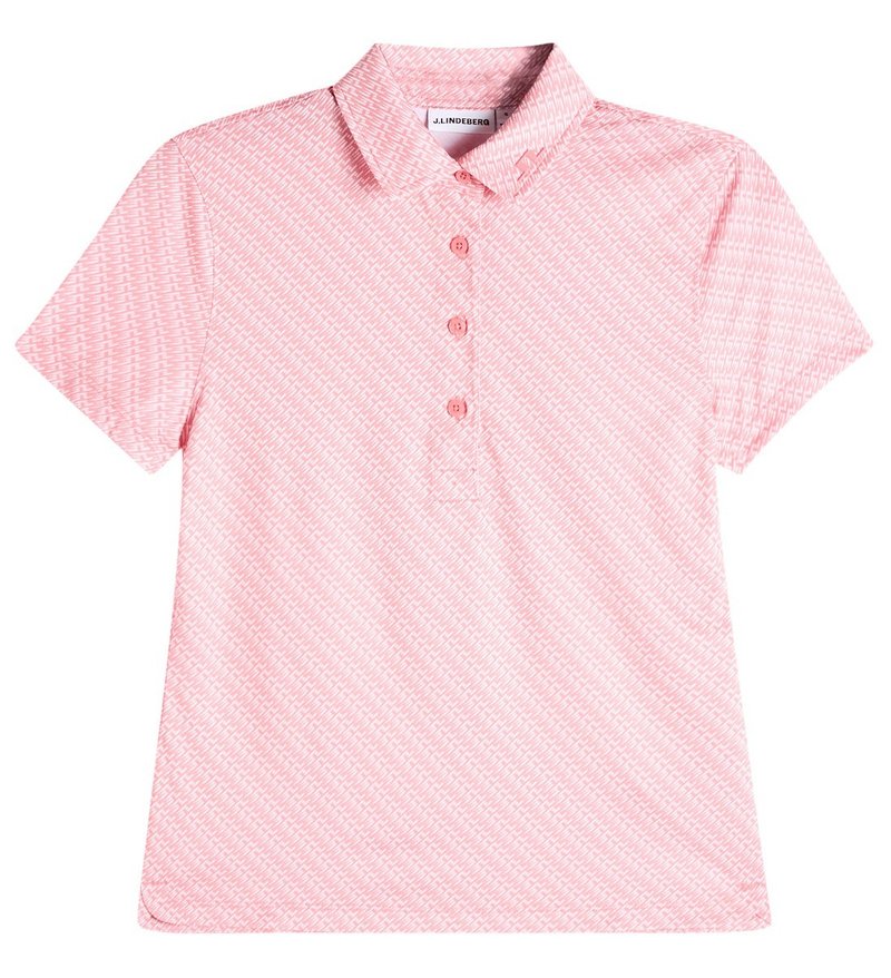 J.Lindeberg Caitlyn polo donna, flight bridge flamingo