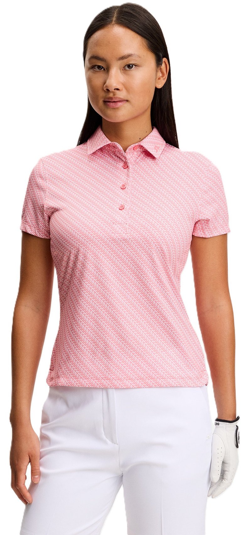 J.Lindeberg Caitlyn polo donna, flight bridge flamingo