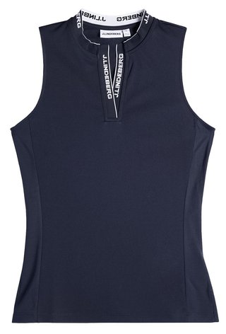 J.Lindeberg Leya Sleeveless polo da donna, JL Navy