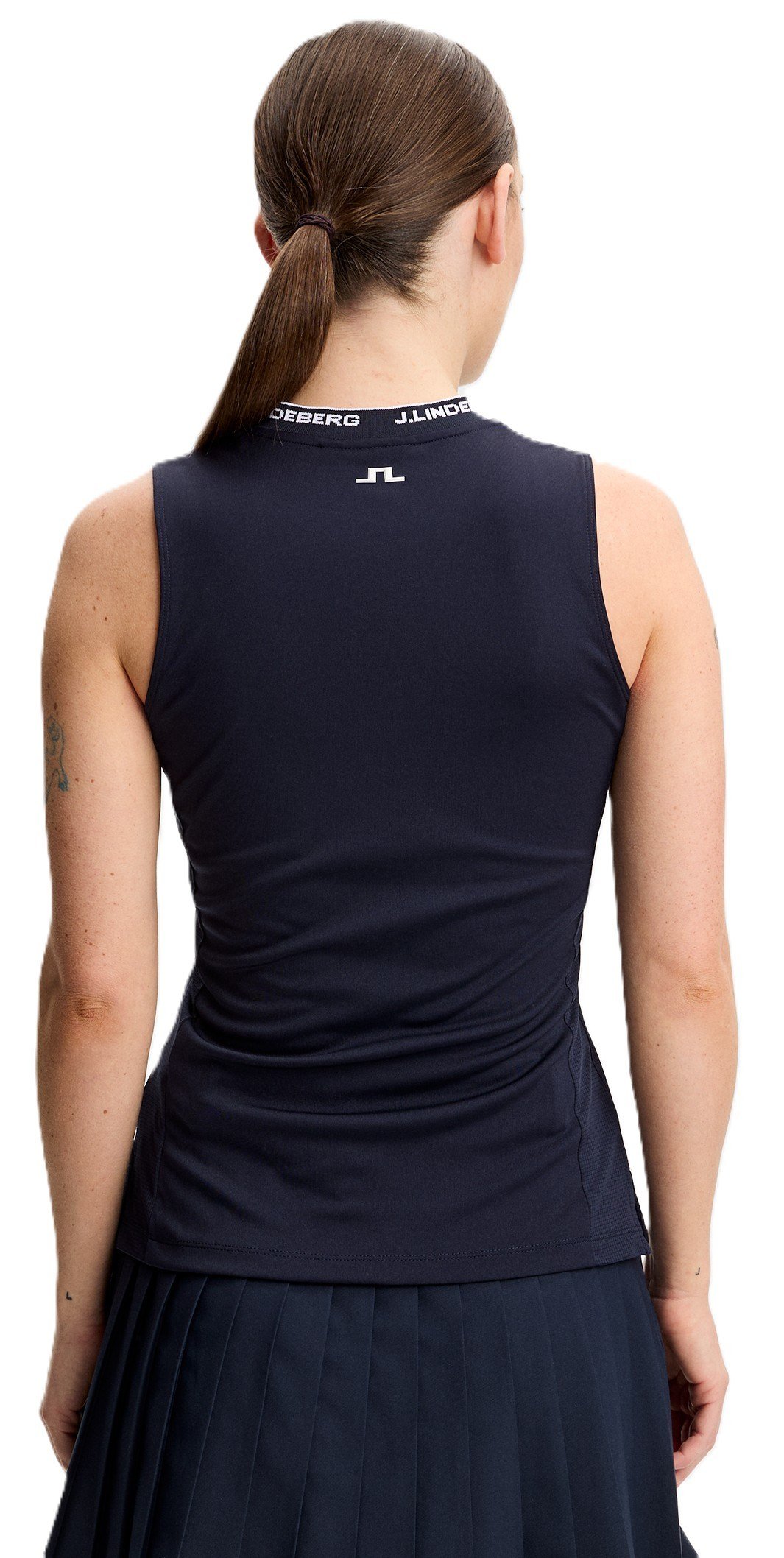 J.Lindeberg Leya Sleeveless polo da donna, JL Navy