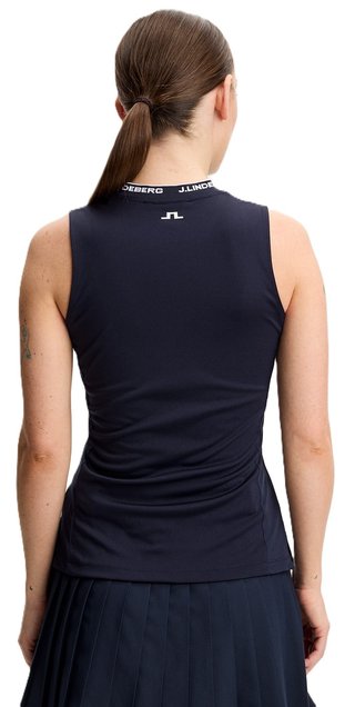 J.Lindeberg Leya Sleeveless polo da donna, JL Navy