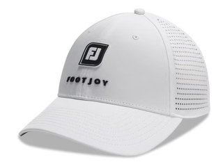 FootJoy Perforated Trucker cappellino da uomo, bianco