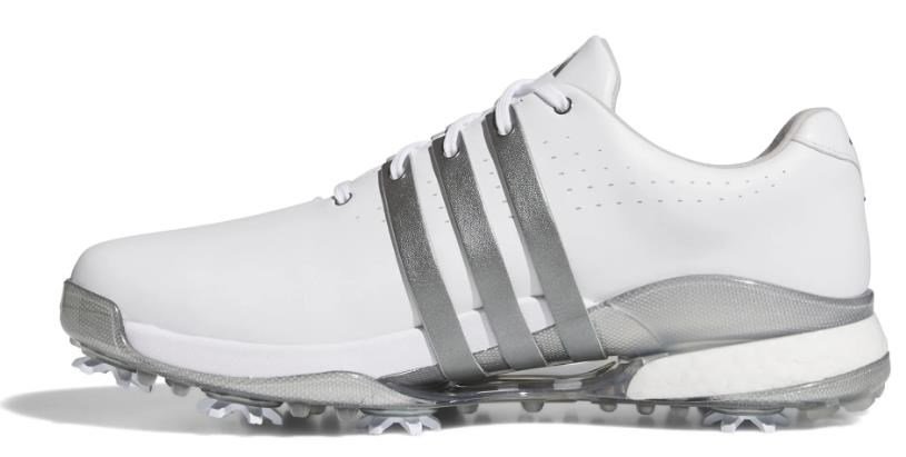 Adidas Tour360 24 scarpe da golf uomo, bianco/grigio