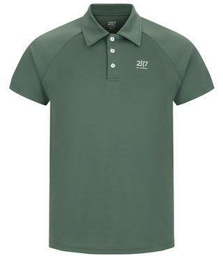 2117 of Sweden Fröseke Technical Pique polo da uomo, forest green