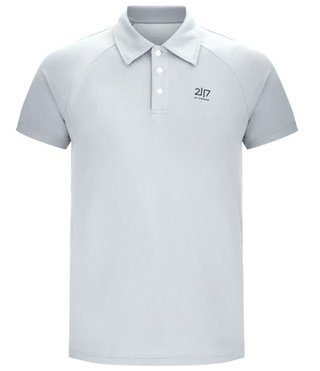 2117 of Sweden Fröseke Technical Pique polo da uomo, pearl blue