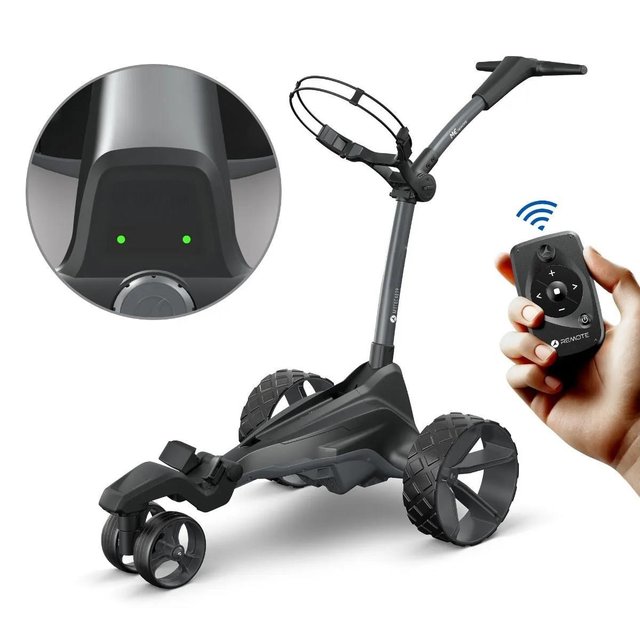 Carrello da golf elettrico con display e batteria al litio