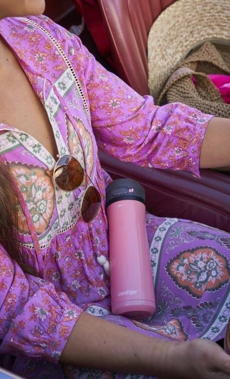 Contigo Jackson Chill Borraccia termica 590 ml, rosa limonata