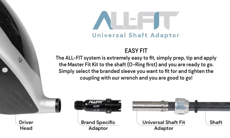 Kit adattatore shaft All-Fit Master Wood Fit - Ping - Driver/Fairway