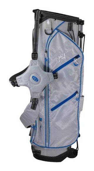 U.S. Kids Golf ULW-60 AV2 stand bag, grigio/blu