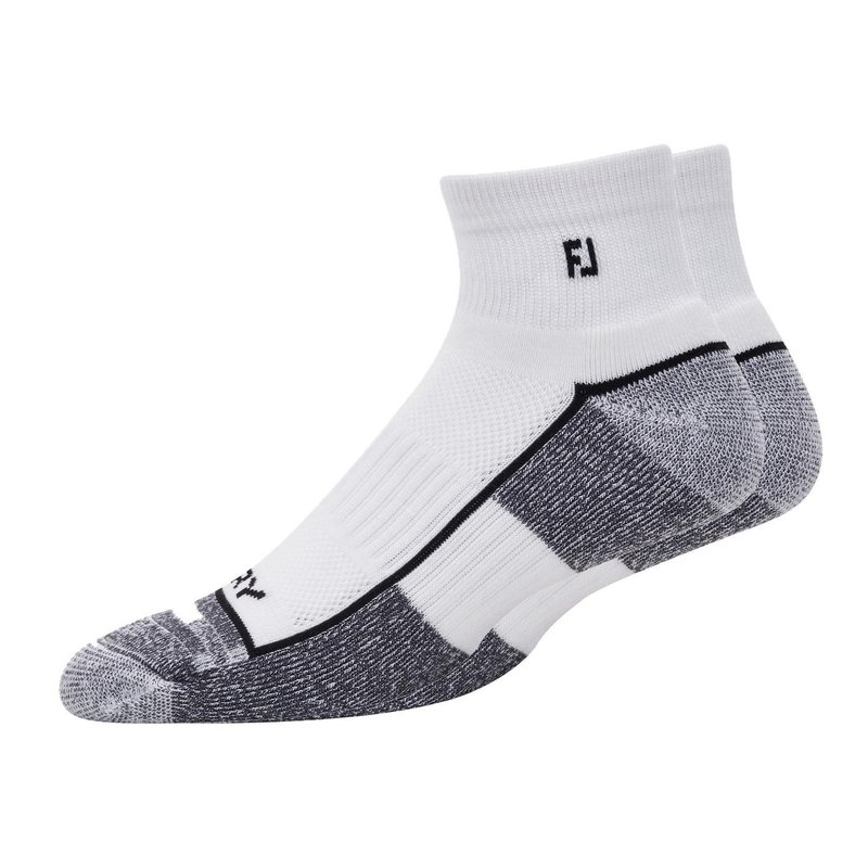 FootJoy ProDry Quarter calzini da uomo, bianchi