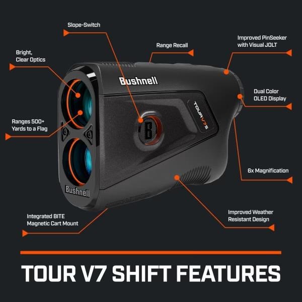 Bushnell Tour V7 Shift telemetro laser