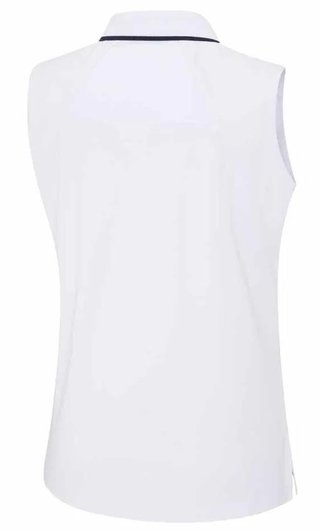 PING Eben Sleeveless polo da donna, bianco