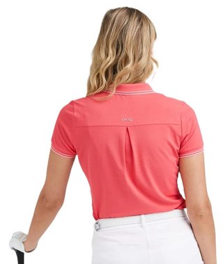 PING Viviana Tipped polo da donna, paradise pink
