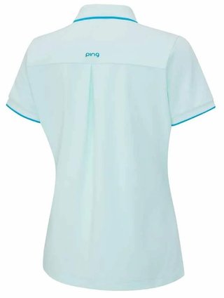 PING Viviana Tipped polo da donna, seaspray